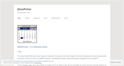 Desktop Screenshot of jdatepicker.org